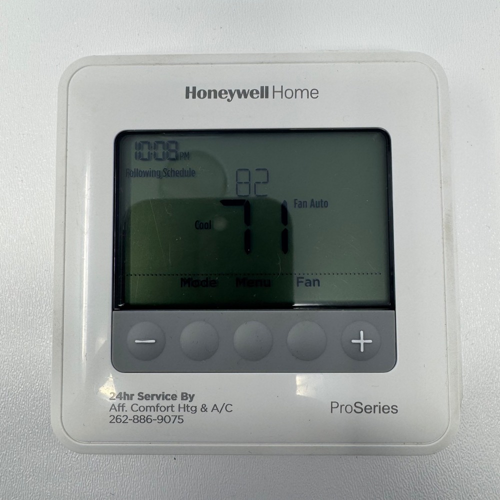 Honeywell Home‎ ProSeries T6 Programmable Thermostat White Digital Display HVAC